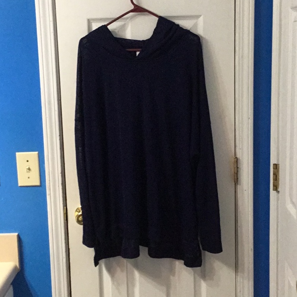 Long sleeve swim cover up